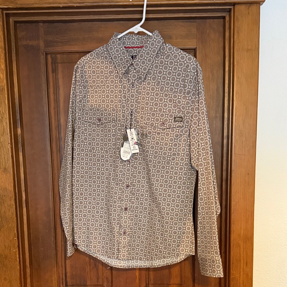 Justin Men's Geometric Pattern Shirt